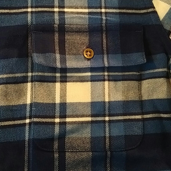 Chaps Zippered Flannel Shirt - Picture 3 of 4
